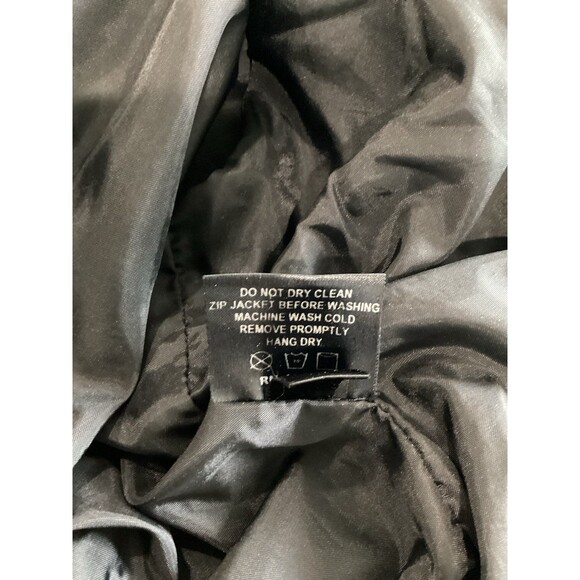 Harley-Davidson Jacket Unisex Size XL Black Vintage Note 2 Small Holes - Picture 6 of 10